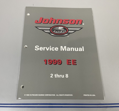 *NEW OEM* 0670 OMC Johnson Evinrude EE 2-8 HP Service Manual 787027