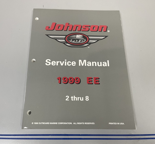 *NEW OEM* 0670 OMC Johnson Evinrude EE 2-8 HP Service Manual 787027