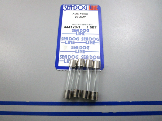 NEW (LOT OF 4) 444120-1 Sea-Dog 20 AMP AGC Fuse 0810