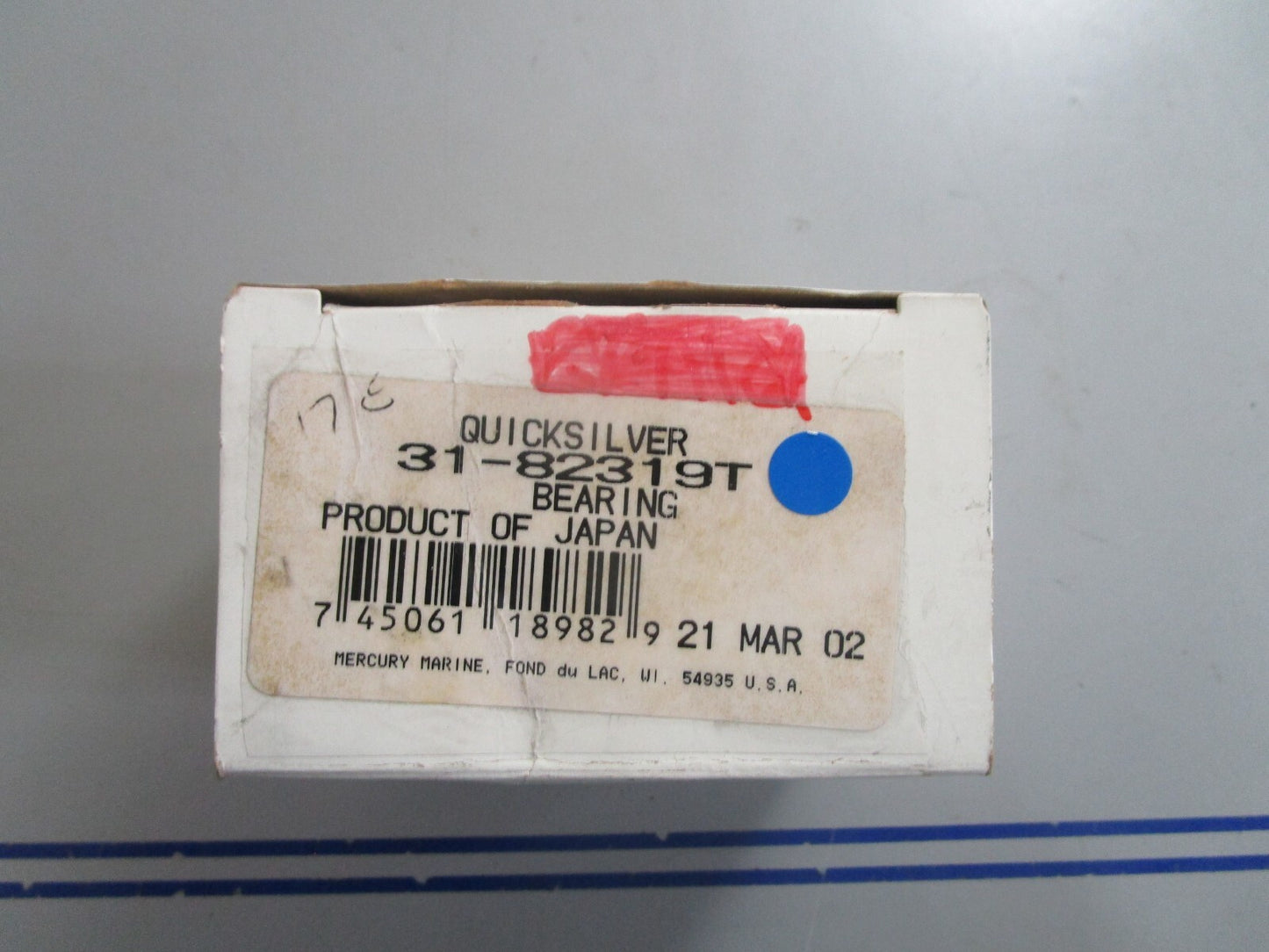 *NEW OEM* 0810 Mercury Quicksilver Bearing 31-82319T
