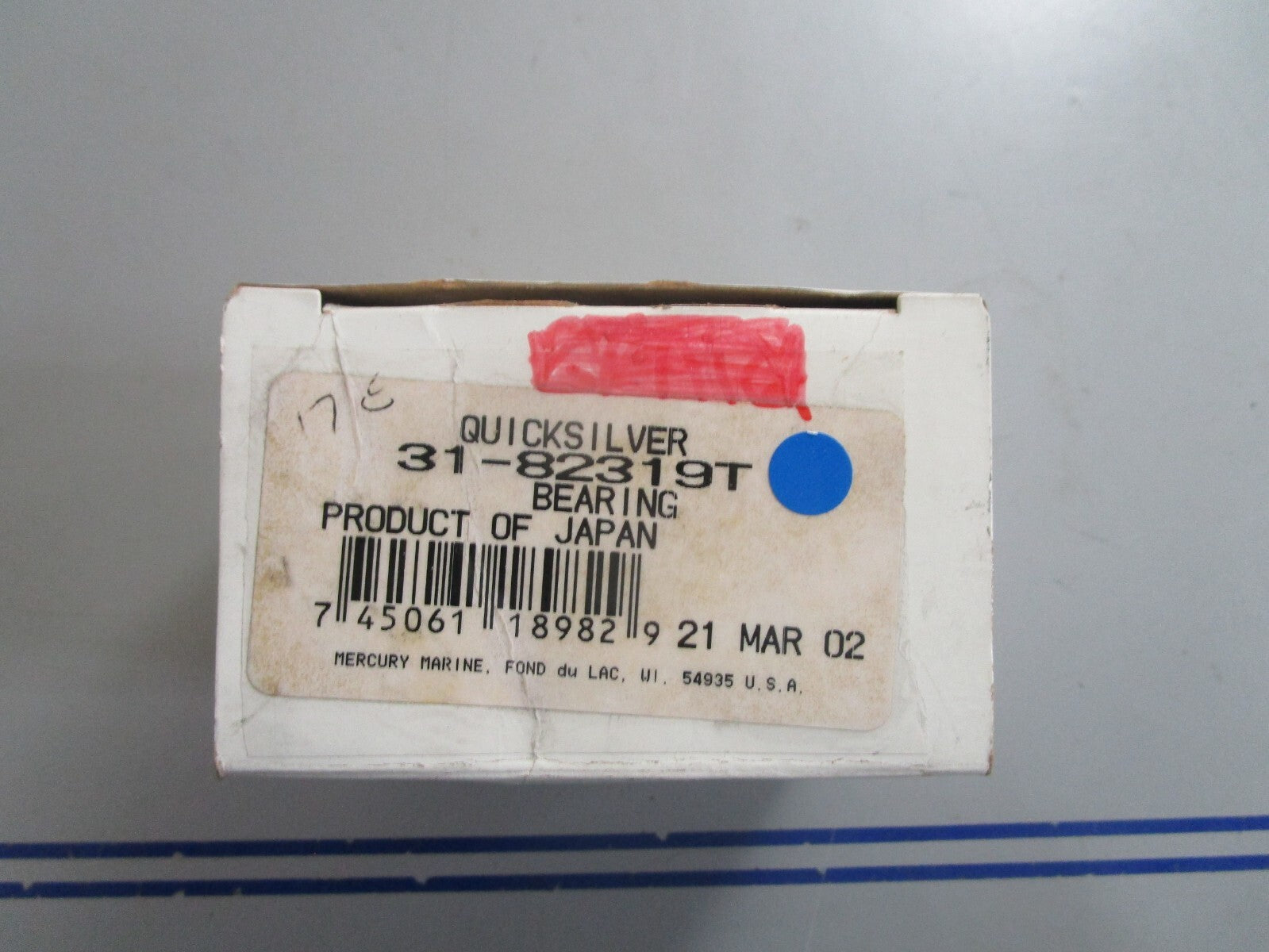 *NEW OEM* 0810 Mercury Quicksilver Bearing 31-82319T