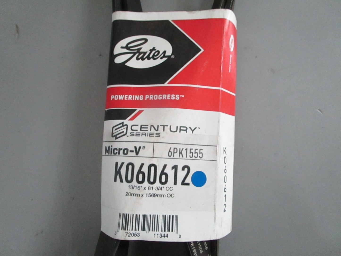NEW K060612 Gates Century Series Micro-V Serpentine Belt 0820