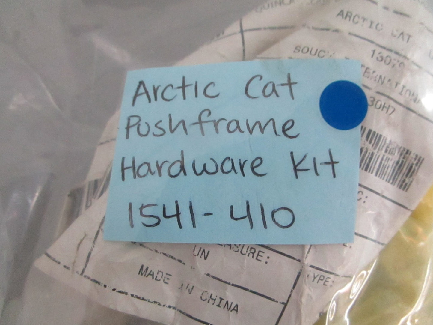 *NEW OEM* 0820 Arctic Cat Push Frame Hardware Kit 1541-410