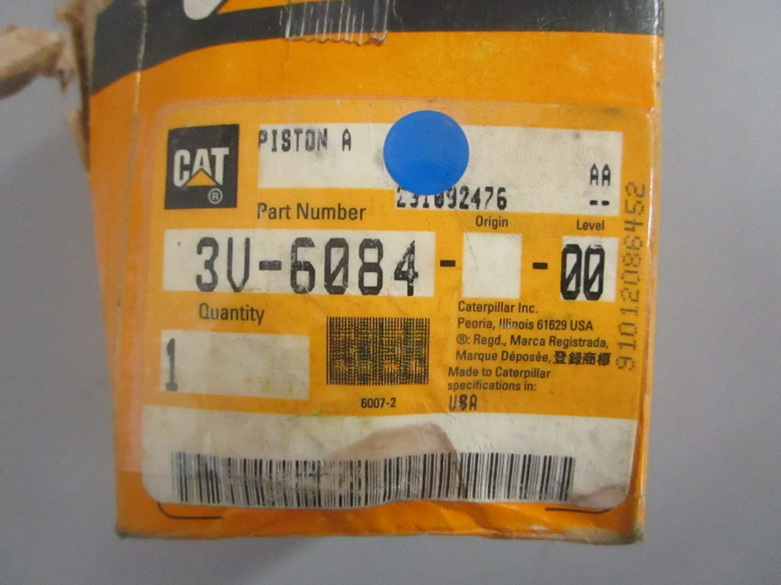 *NEW OEM* 0820 CAT Piston 3V-6084