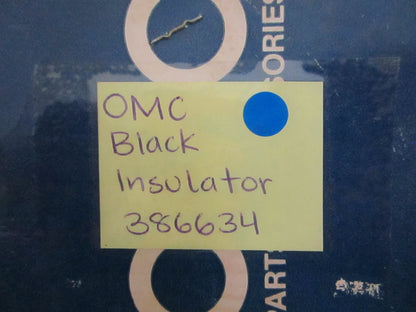 NEW OEM 386634 0386634 OMC Johnson Evinrude Black Insulator 0820