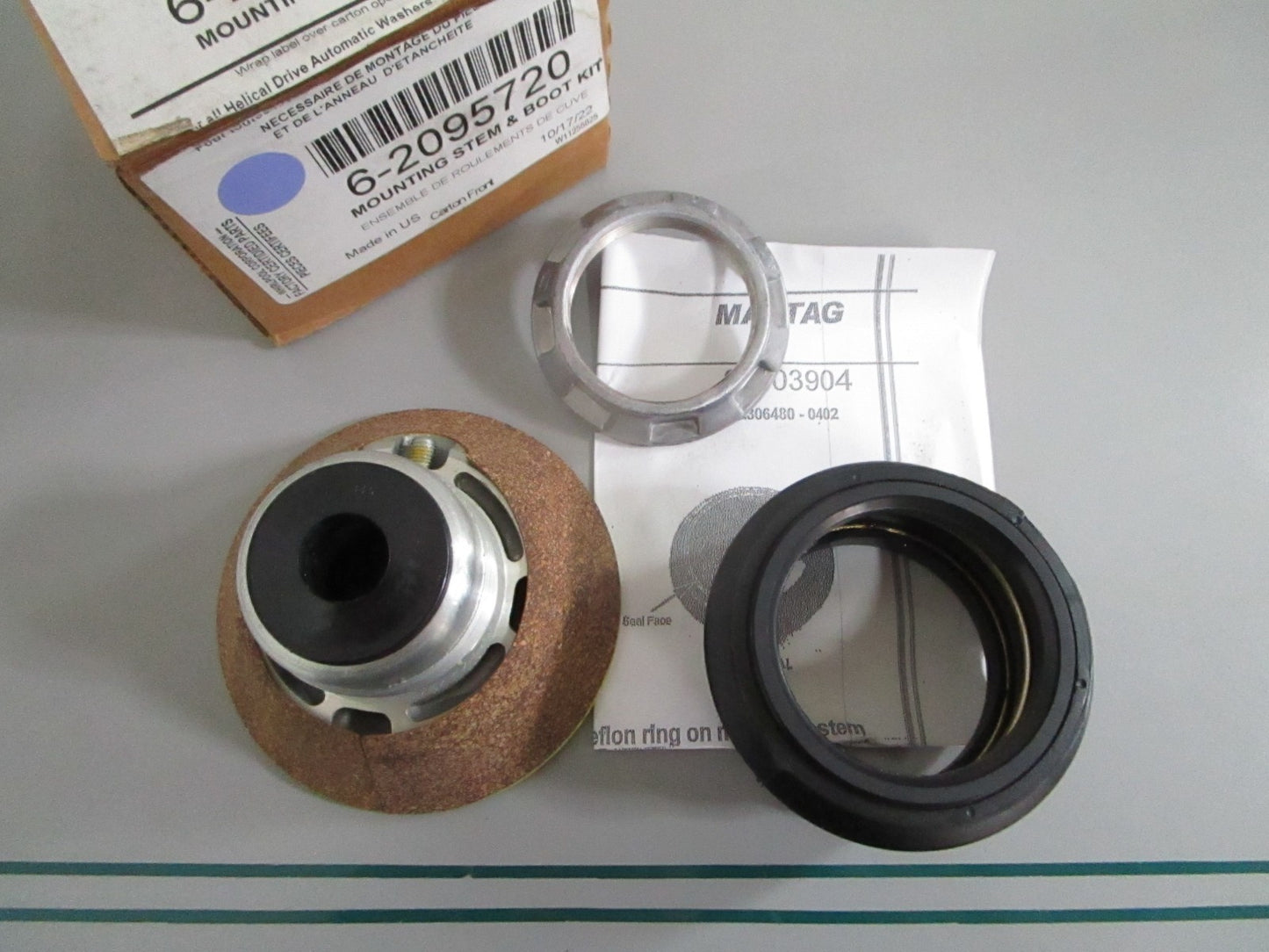 NEW OEM 6-2095720 Whirlpool Mounting Stem & Boot Kit 0820