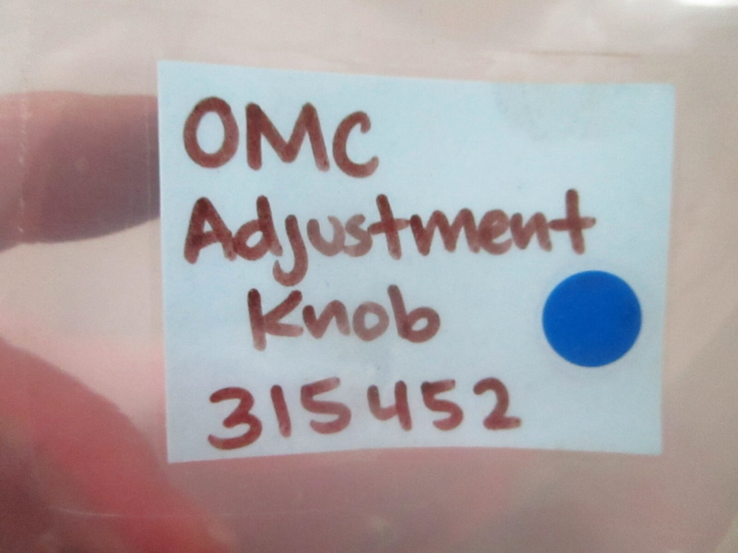 *NEW OEM* (LOT OF 2) 0780 OMC Johnson Evinrude Adjustment Knob 315452 0315452