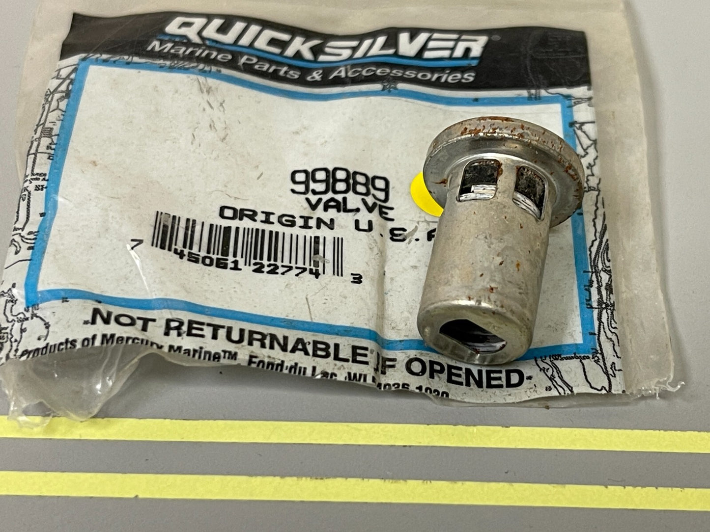*NEW OEM* 0810 Mercury Quicksilver Valve 99889