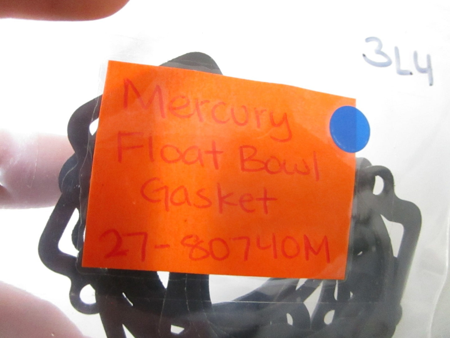 NEW OEM (LOT OF 4) 27-80740M Mercury Quicksilver Float Bowl Gasket 0810