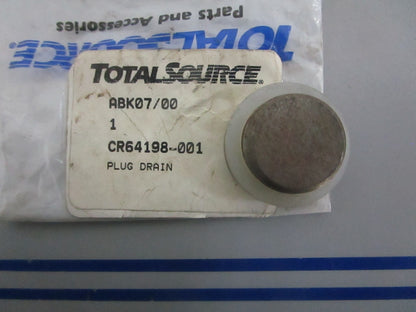 NEW CR64198-001 Total Source Drain Plug For: Crown 0820