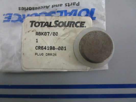 NEW CR64198-001 Total Source Drain Plug For: Crown 0820