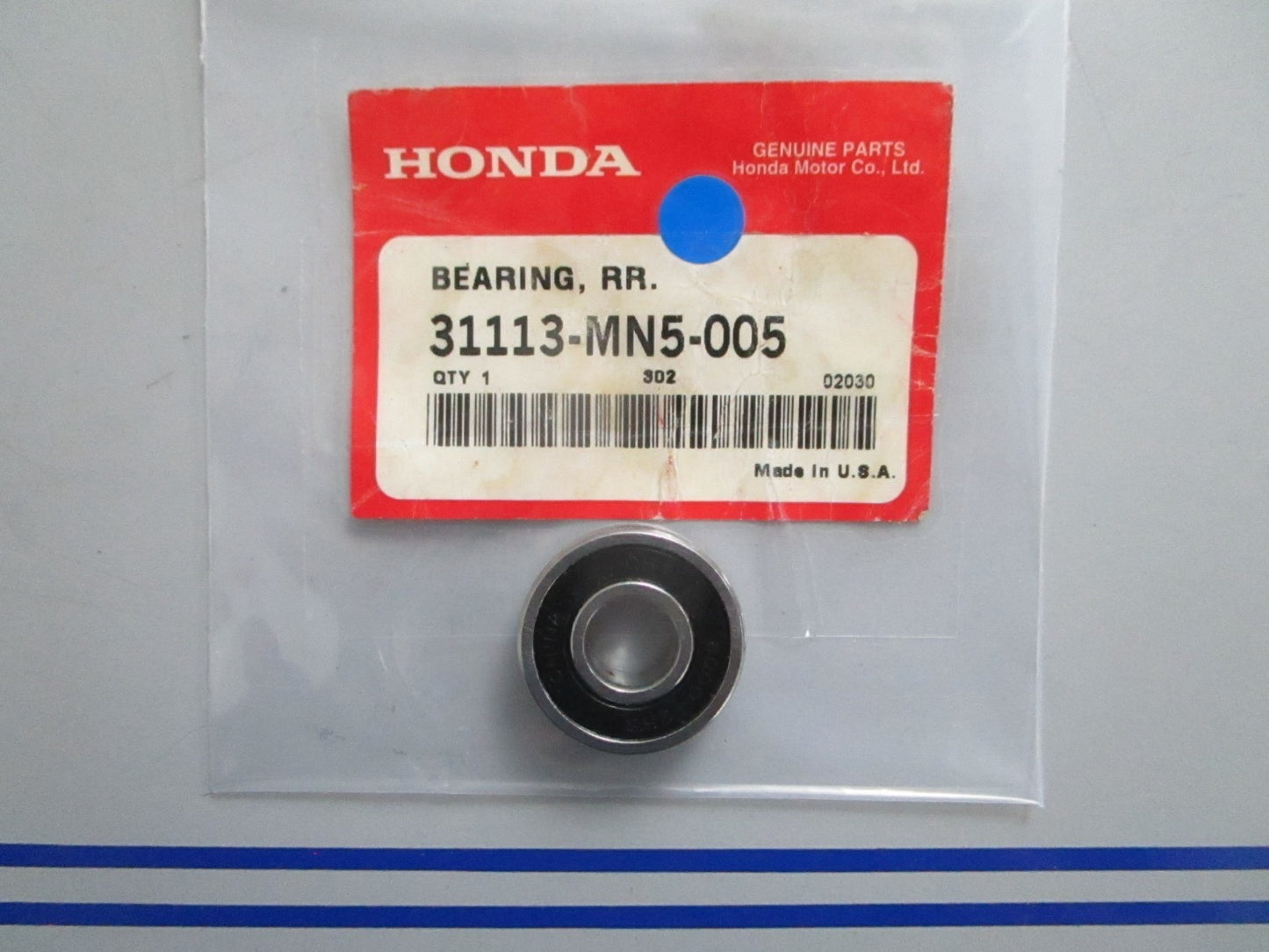 *NEW OEM* 0820 Honda Bearing 31113-MN5-005