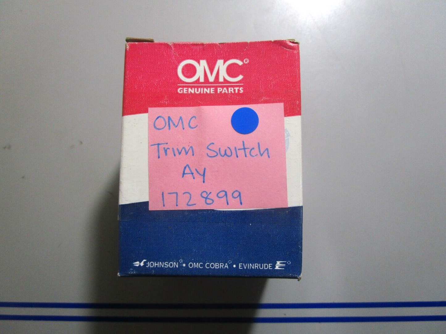 *NEW OEM* 0810 OMC Johnson Evinrude Stop Switch Assembly 172899 0172899
