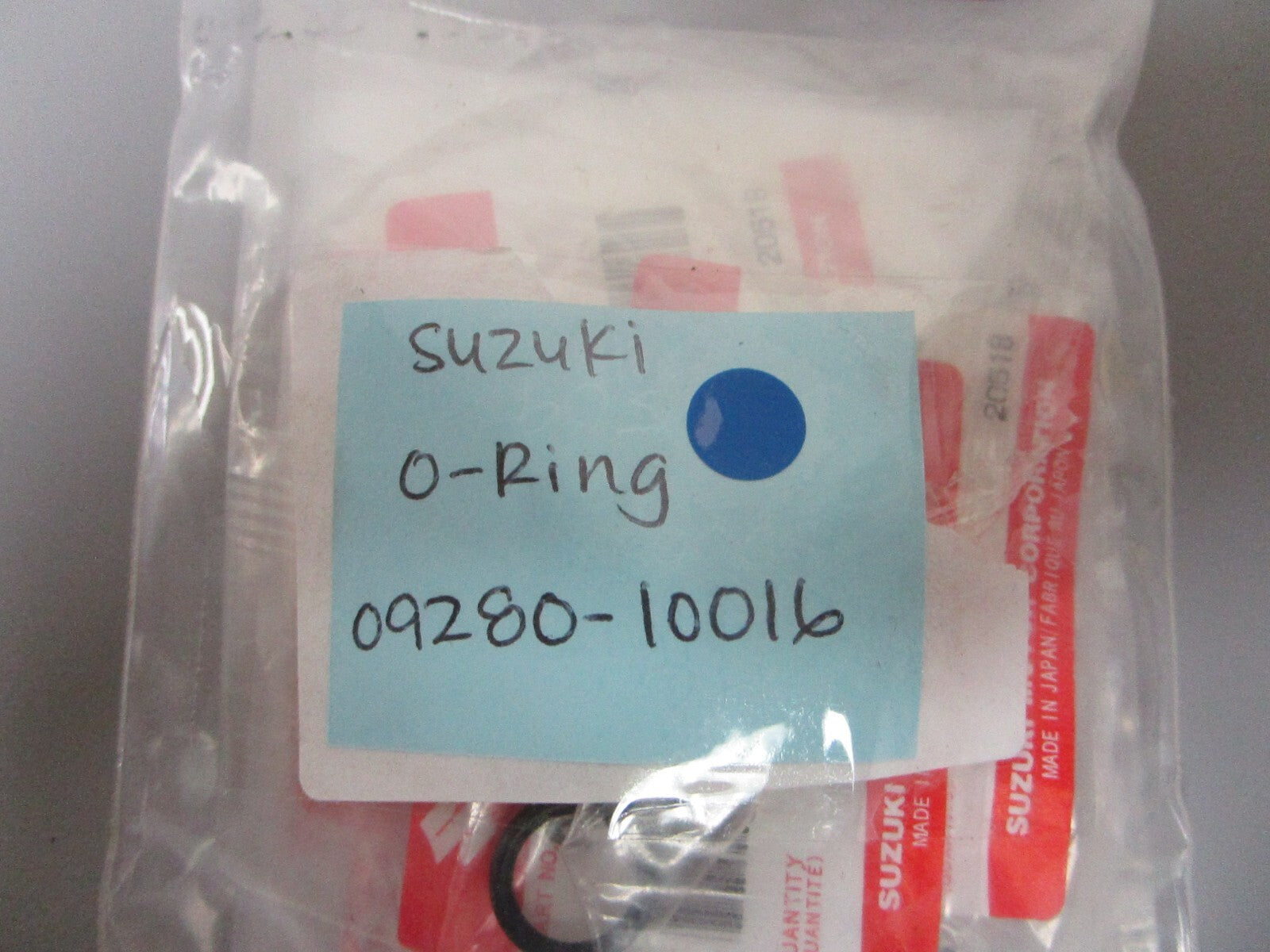 *NEW OEM* (LOT OF 2) 0810 Suzuki O-Ring 09280-10016