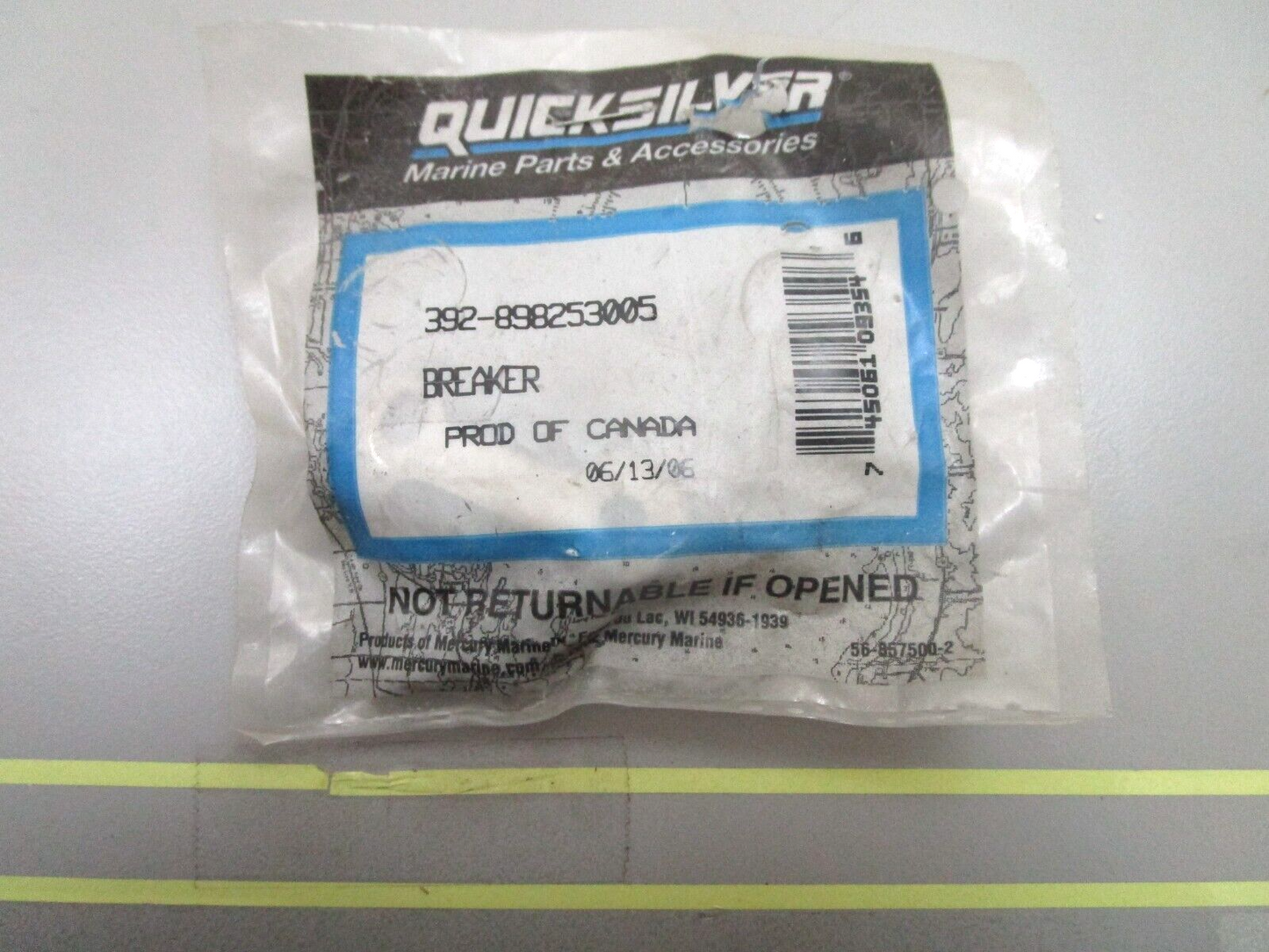 *NEW OEM* 0750 Mercury Quicksilver BREAKER 392-898253005