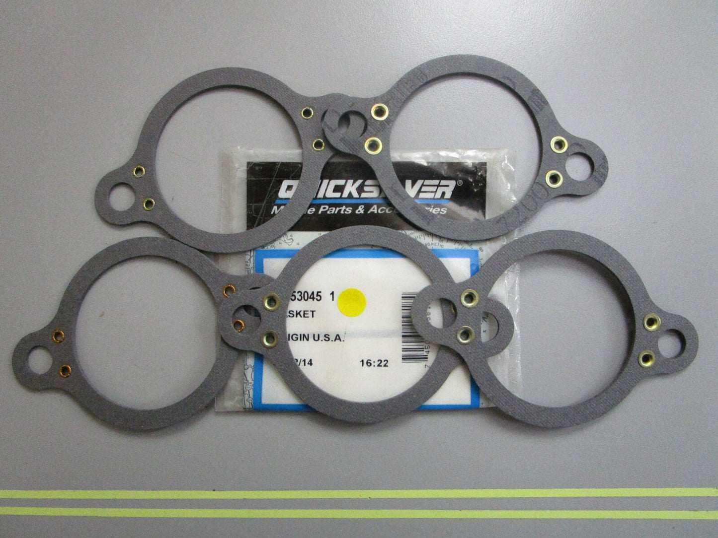 *NEW OEM* (LOT OF 5) 0820 Mercury Quicksilver Gasket 27-53045 1