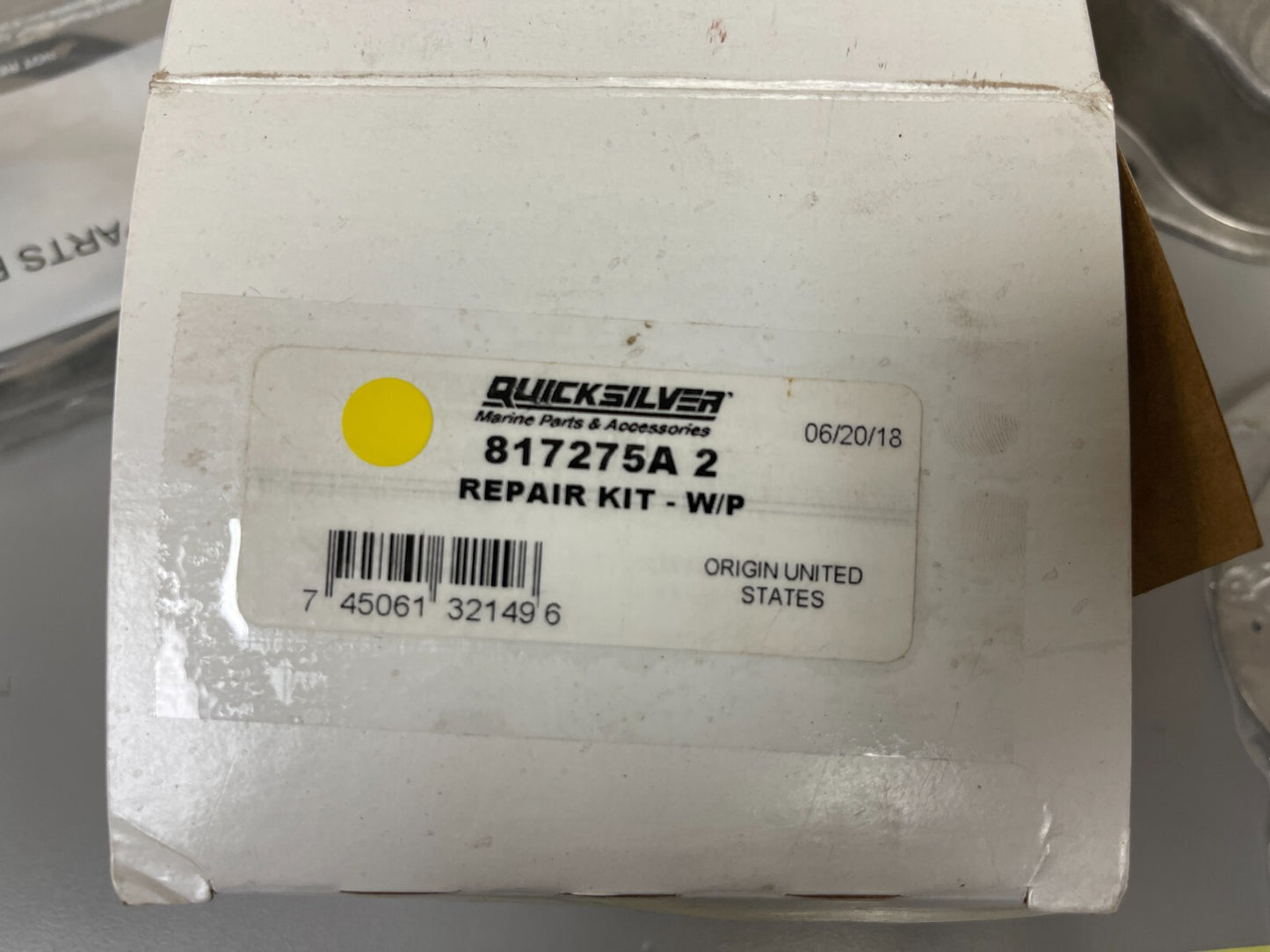 *NEW OEM* 0720 Mercury Quicksilver Water Pump Repair Kit 817275A2