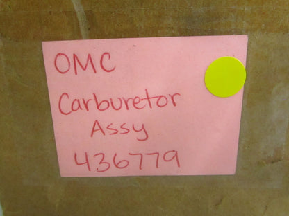 *NEW OEM* 0820 OMC Johnson Evinrude Carburetor Assy 436779 0436779