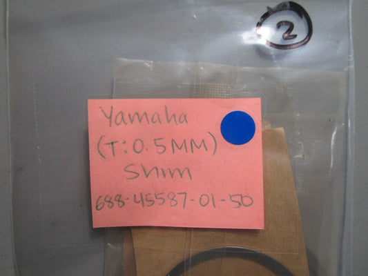 *NEW OEM* 0810 Yamaha (T:0.5MM) Shim 688-45587-01-50