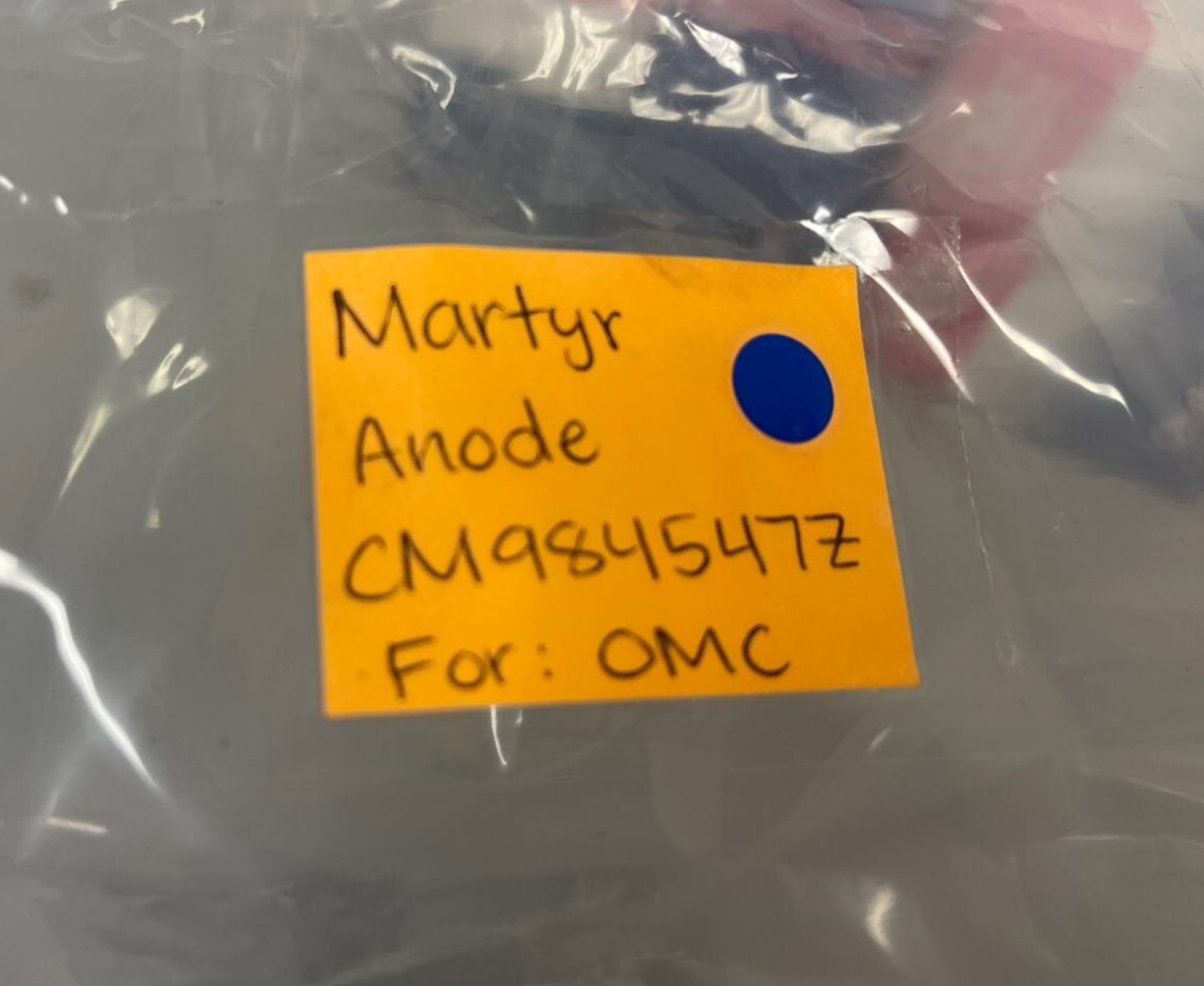 *NEW* 0810 Martyr Anode CM984547Z For: OMC