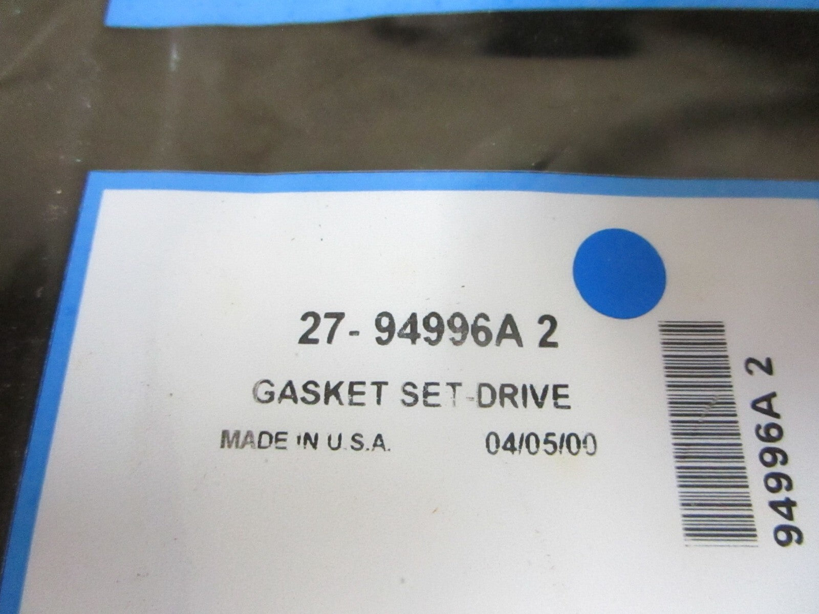 *NEW OEM* 0770 Mercury Quicksilver Gasket Set-Drive 27-94996A2