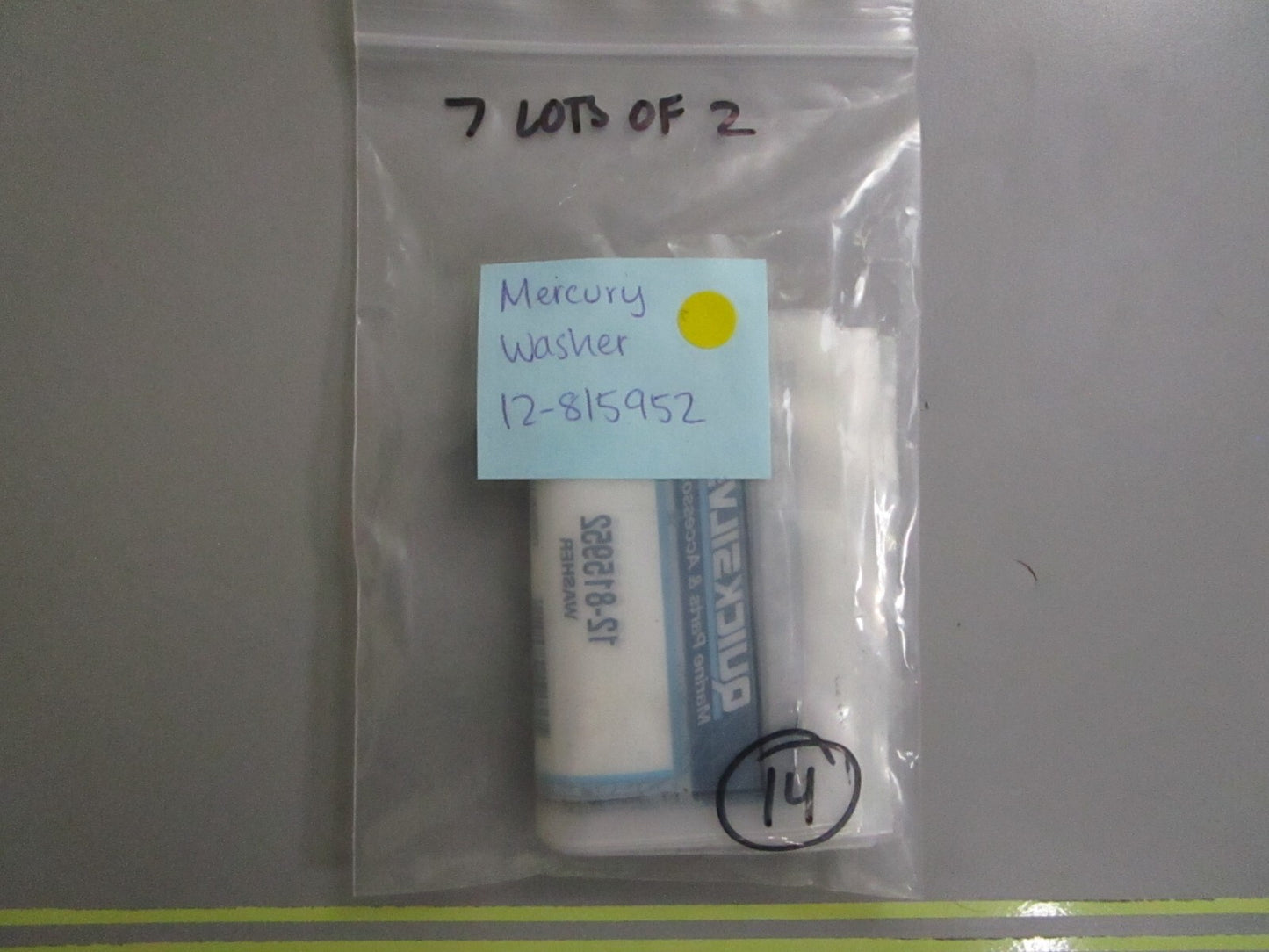 *NEW OEM* (LOT OF 2) 0810 Mercury Quicksilver Washer 12-815952
