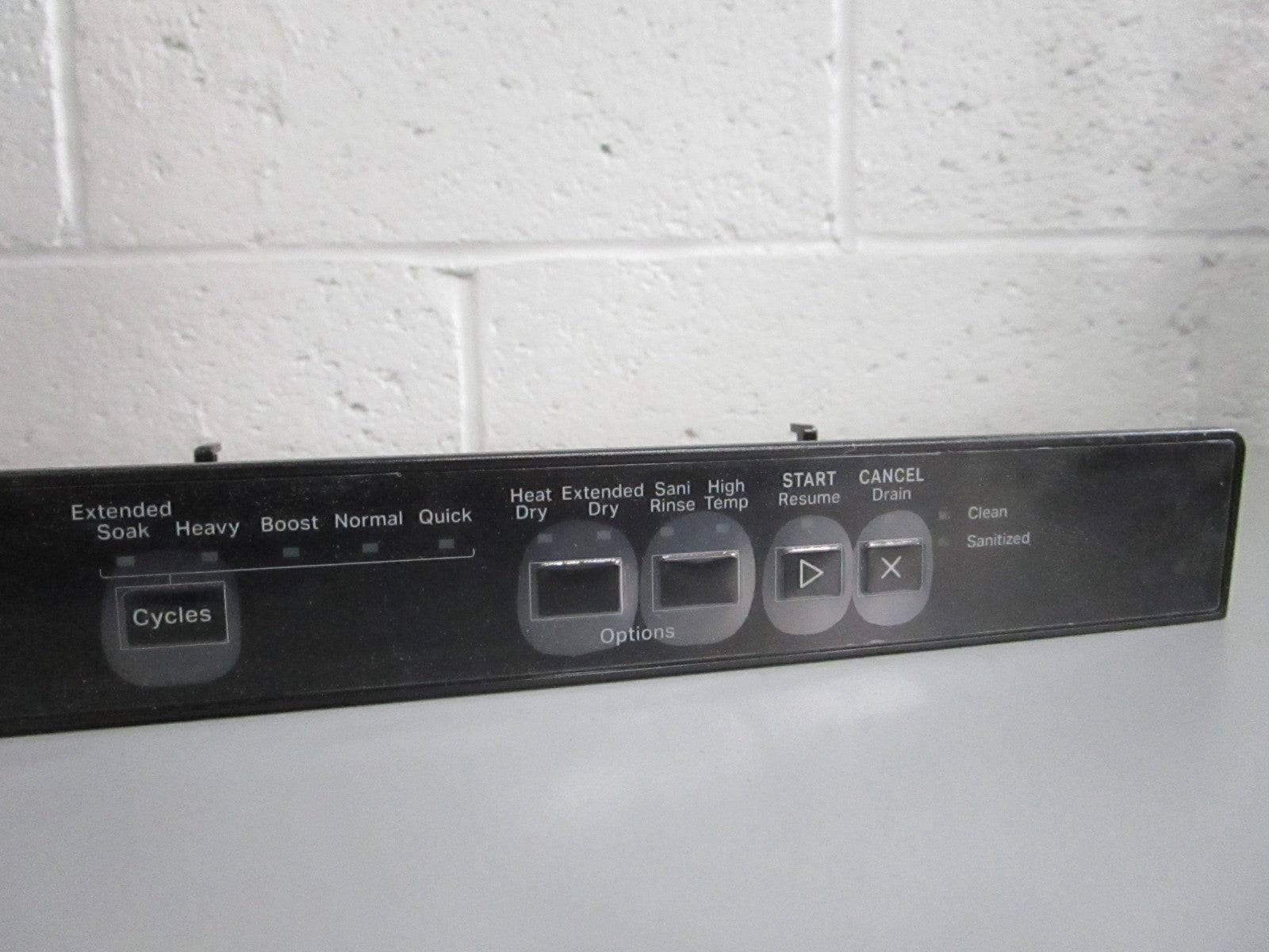 Whirlpool NEW OEM Dishwasher Control Panel Console W11613564 Black Genuine 0820