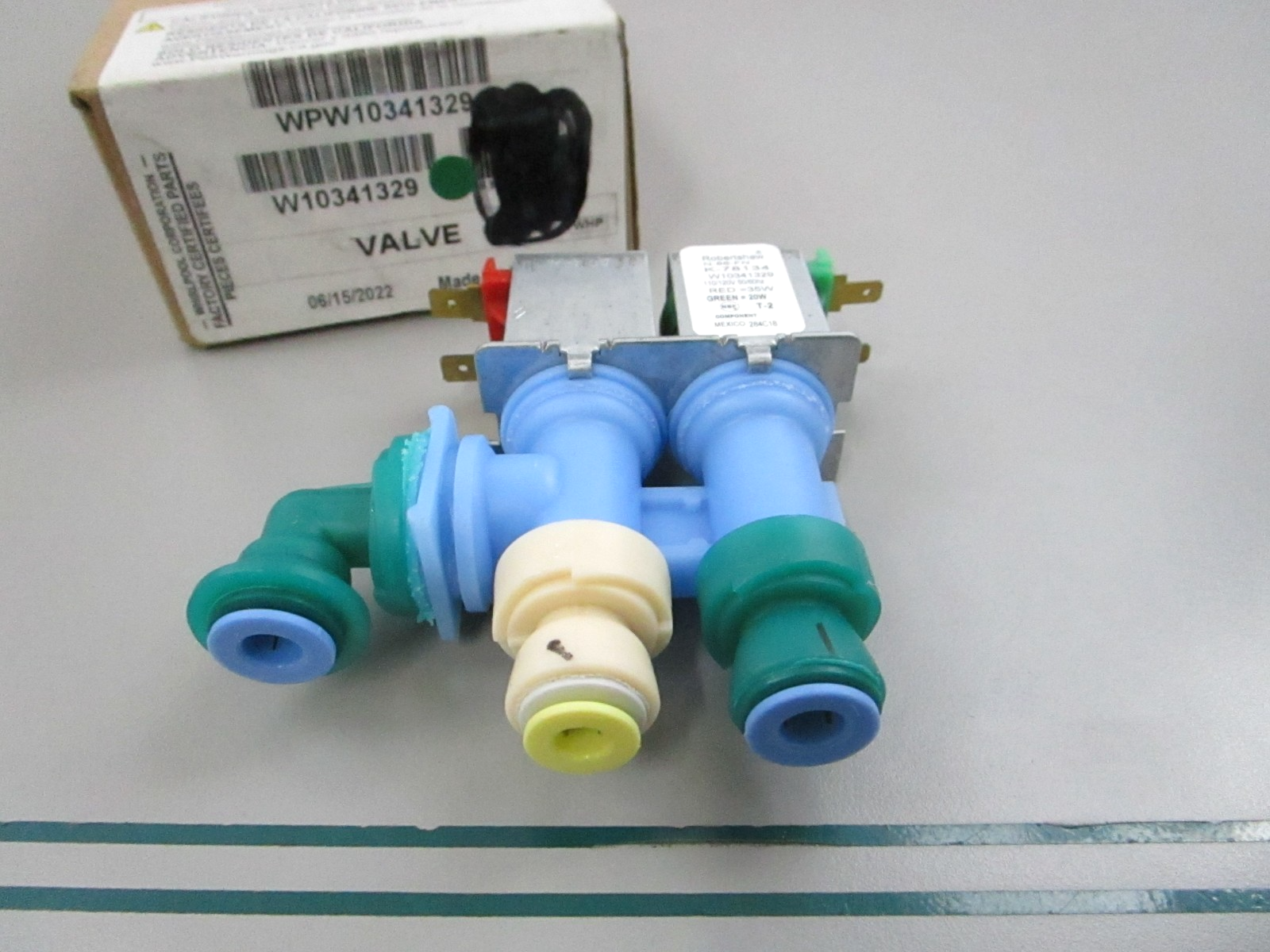 NEW OEM WPW10341329 Whirlpool Valve 0810