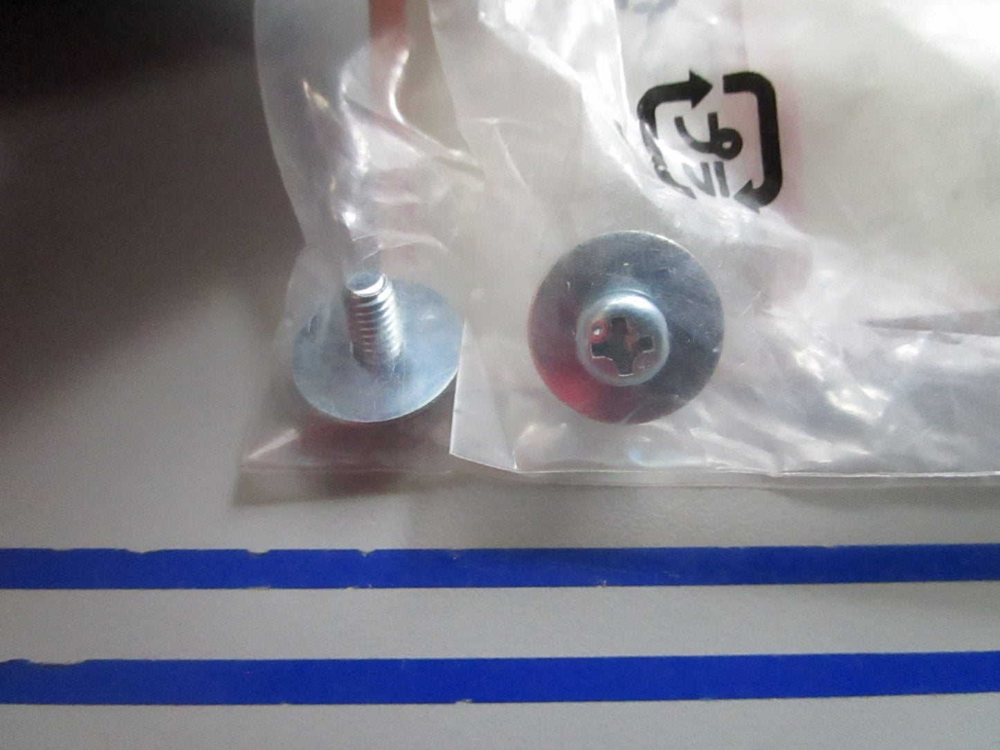 NEW OEM (LOT OF 2) 93894-0400800 Honda Washer Screw 0810