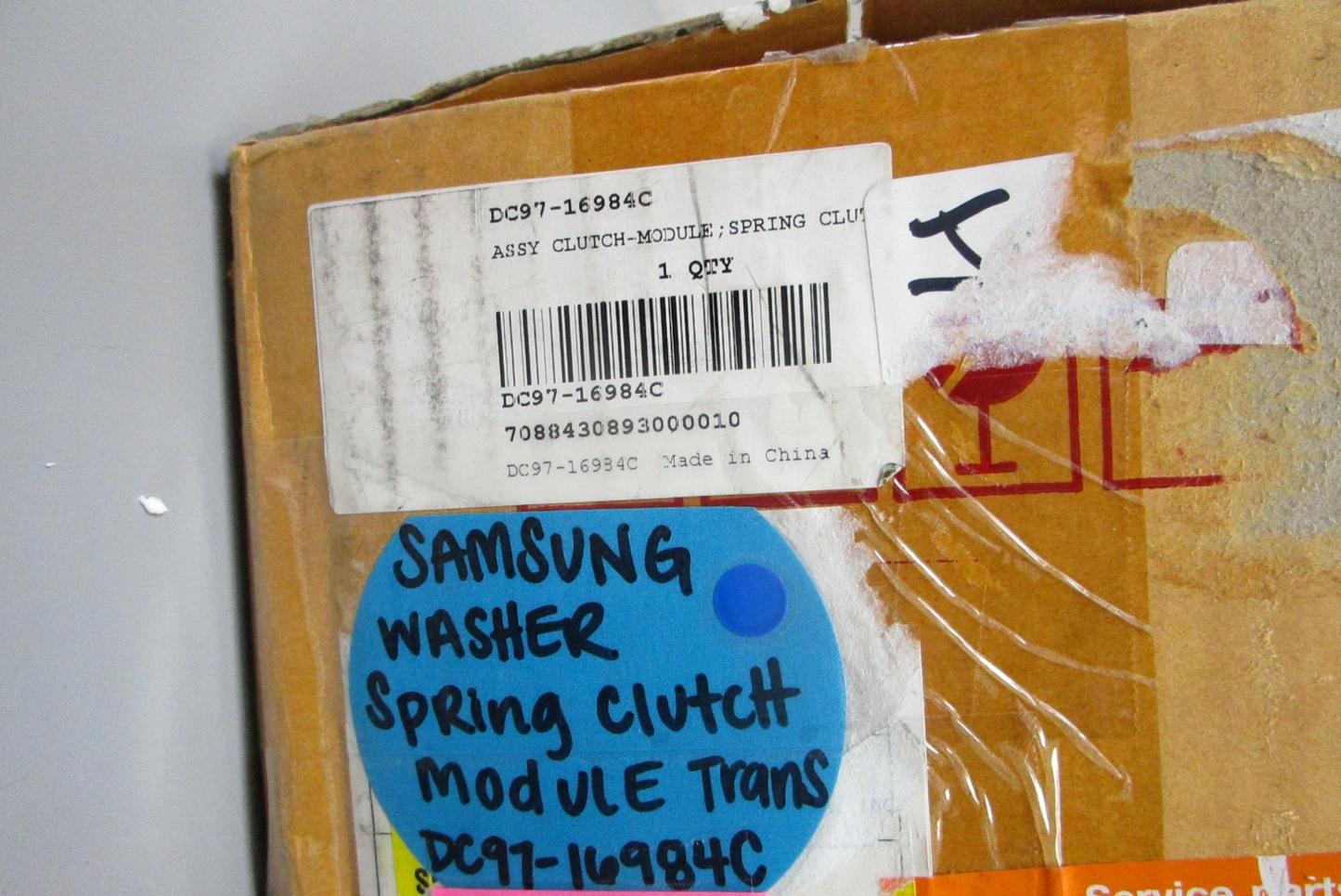 *NEW OEM* 0720 Samsung Washer Spring Clutch Module DC97-16984C