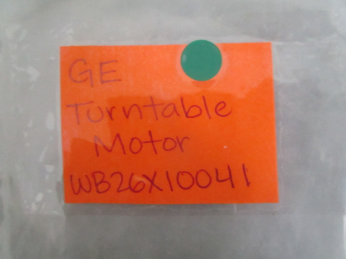 GE WB26X10041 Microwave Turntable Motor Genuine Replacement NEW OEM 0820