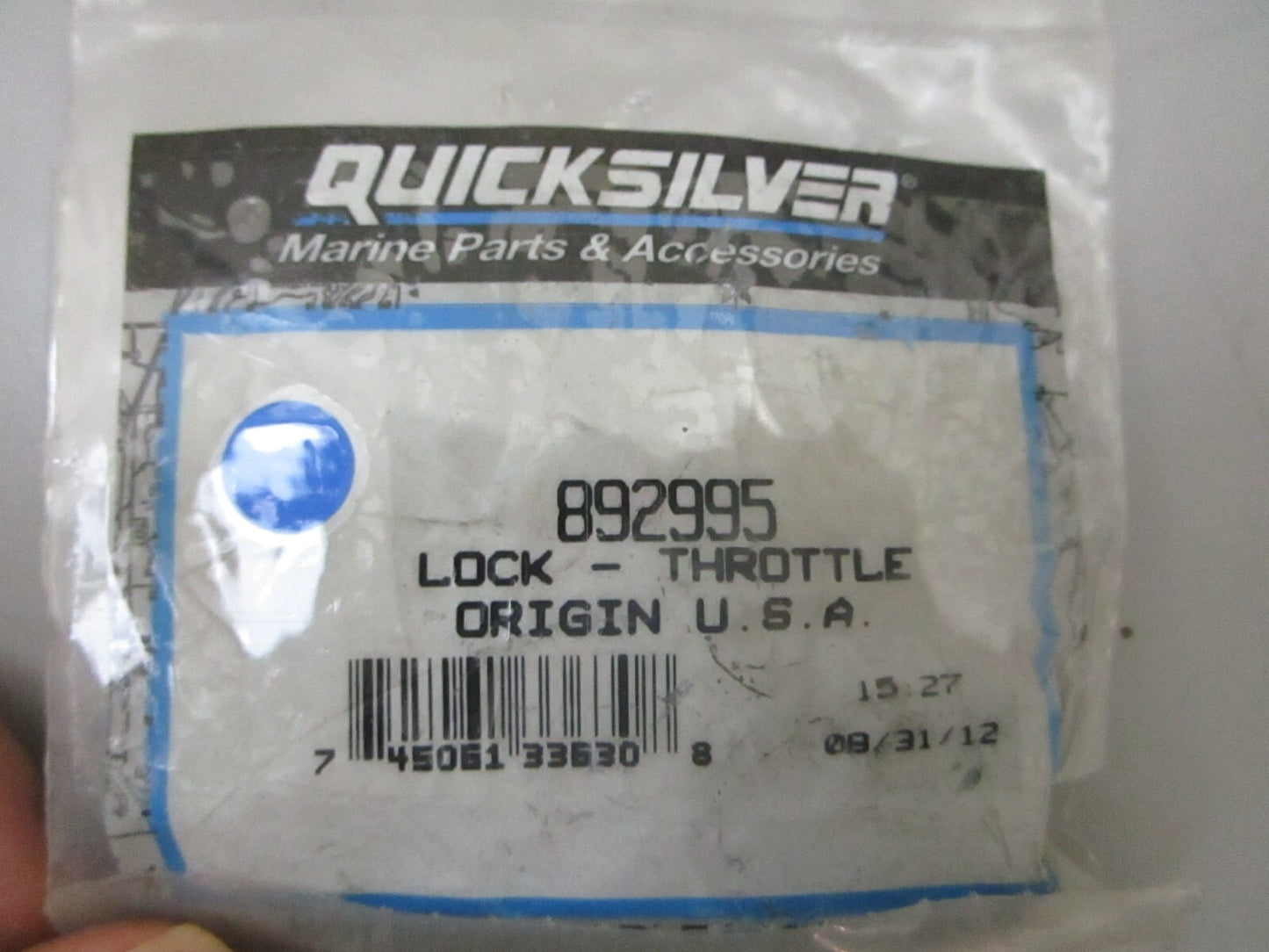 *NEW OEM* 0780 Mercury Quicksilver Throttle Lock 892995