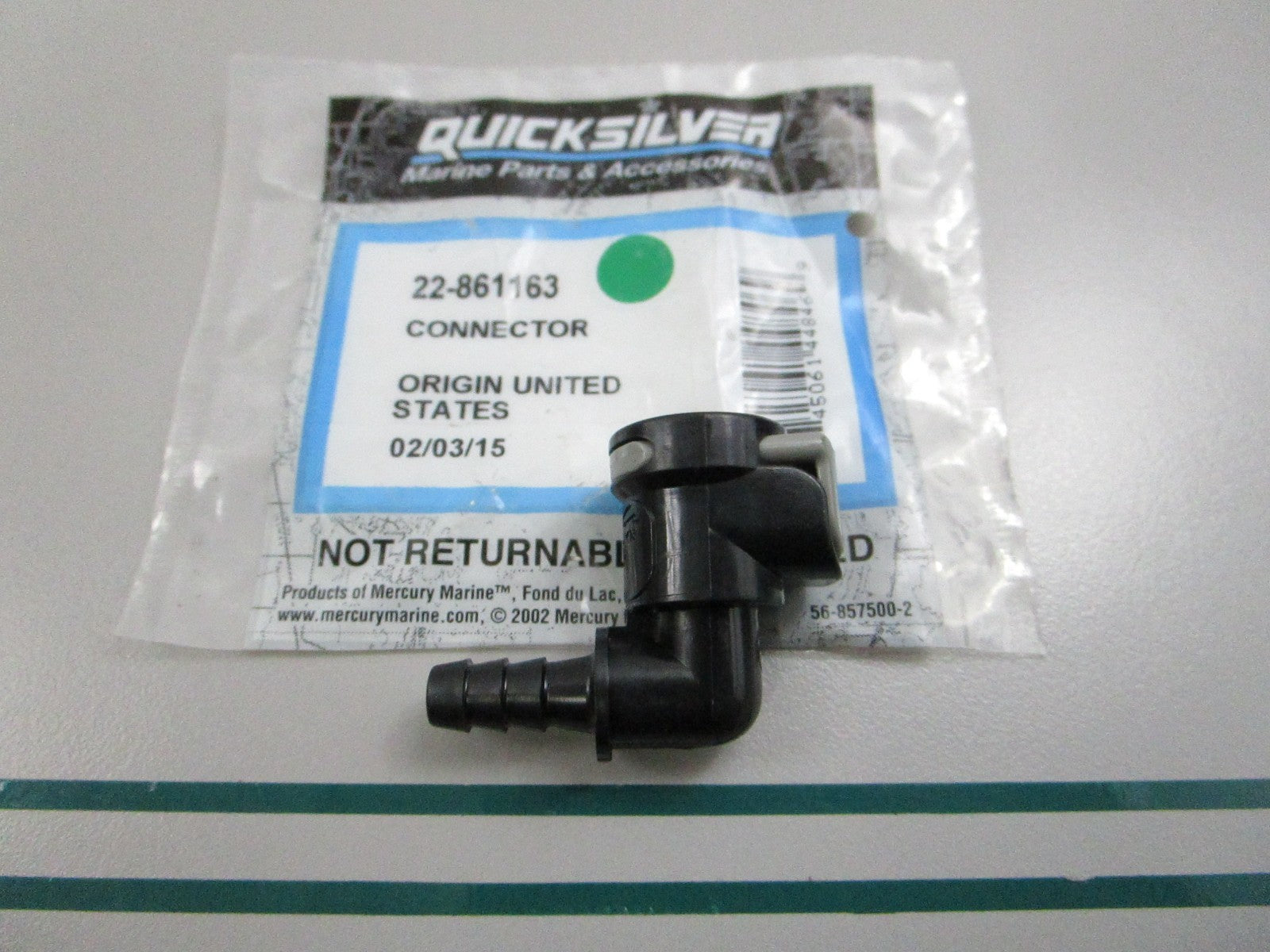 NEW OEM 22-861163 Mercury Quicksilver Connector 0810