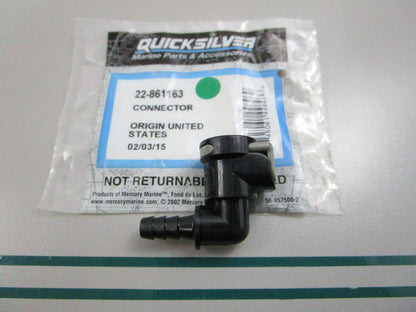 NEW OEM 22-861163 Mercury Quicksilver Connector 0810