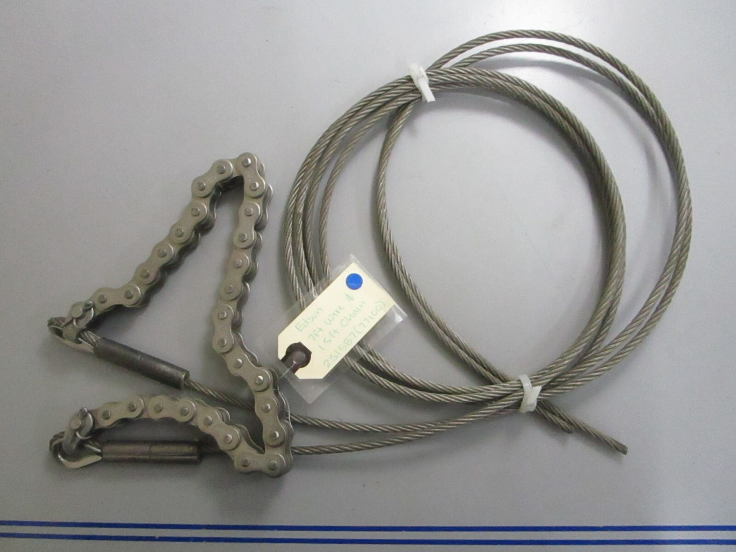 *NEW* 0820 Edson 7ft. Wire & 1.5ft Chain Assy 2S15B7 (77100)