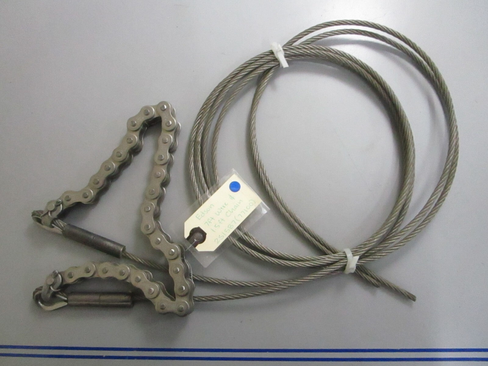 *NEW* 0820 Edson 7ft. Wire & 1.5ft Chain Assy 2S15B7 (77100)