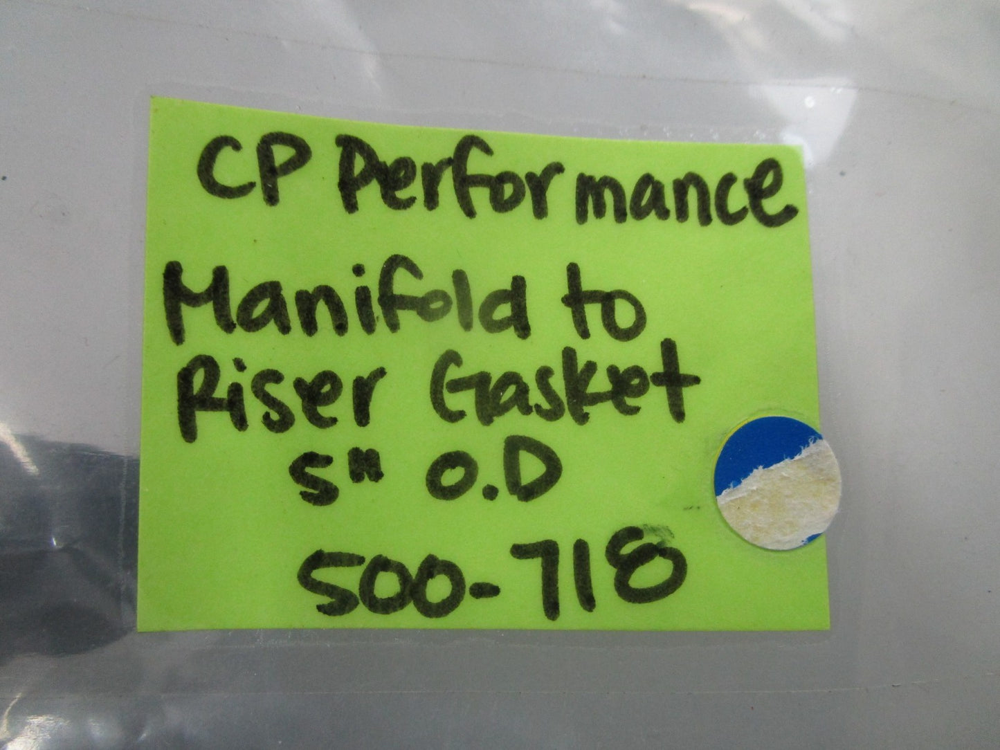 *NEW* 0810 CP Performance Manifold to Riser Gasket 5" O.D. 500-718