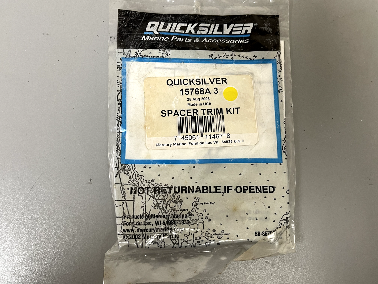 *NEW OEM* 0670 Mercury Quicksilver Trim Spacer Kit 15768A3