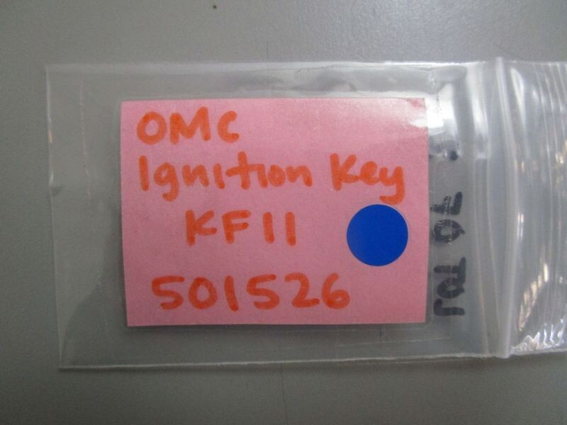*NEW OEM* (LOT OF 2) 0770 OMC Johnson Evinrude Ignition Key KF11 501526 0501526