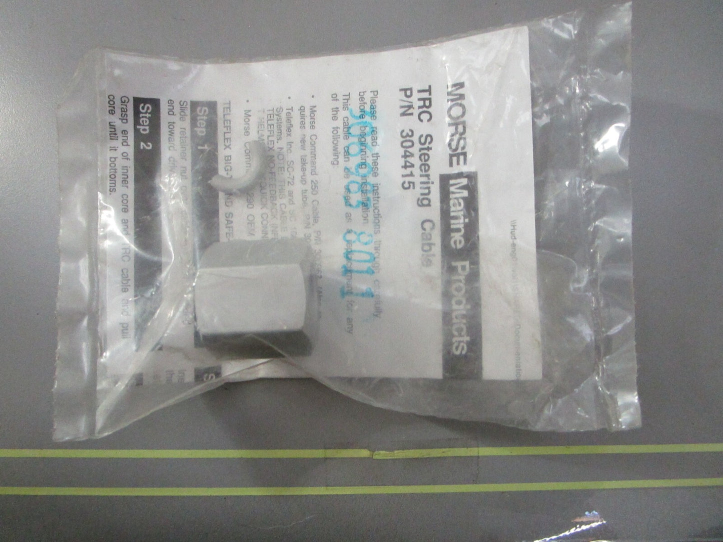 *NEW* 0810 Morse TRC Steering Cable Nut 304415 306983