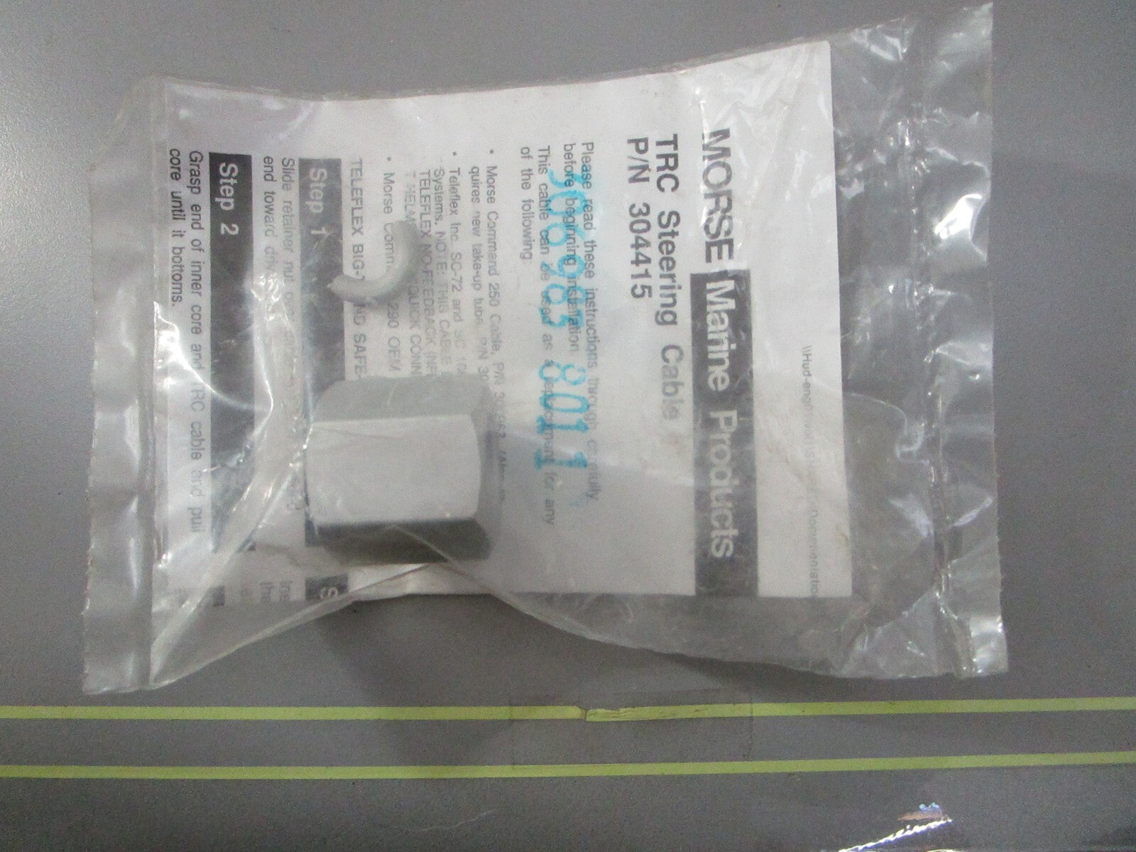 *NEW* 0810 Morse TRC Steering Cable Nut 304415 306983
