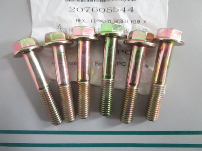 NEW OEM (LOT OF 6) 207605544 Can-Am Hex Flanged Screw 0820