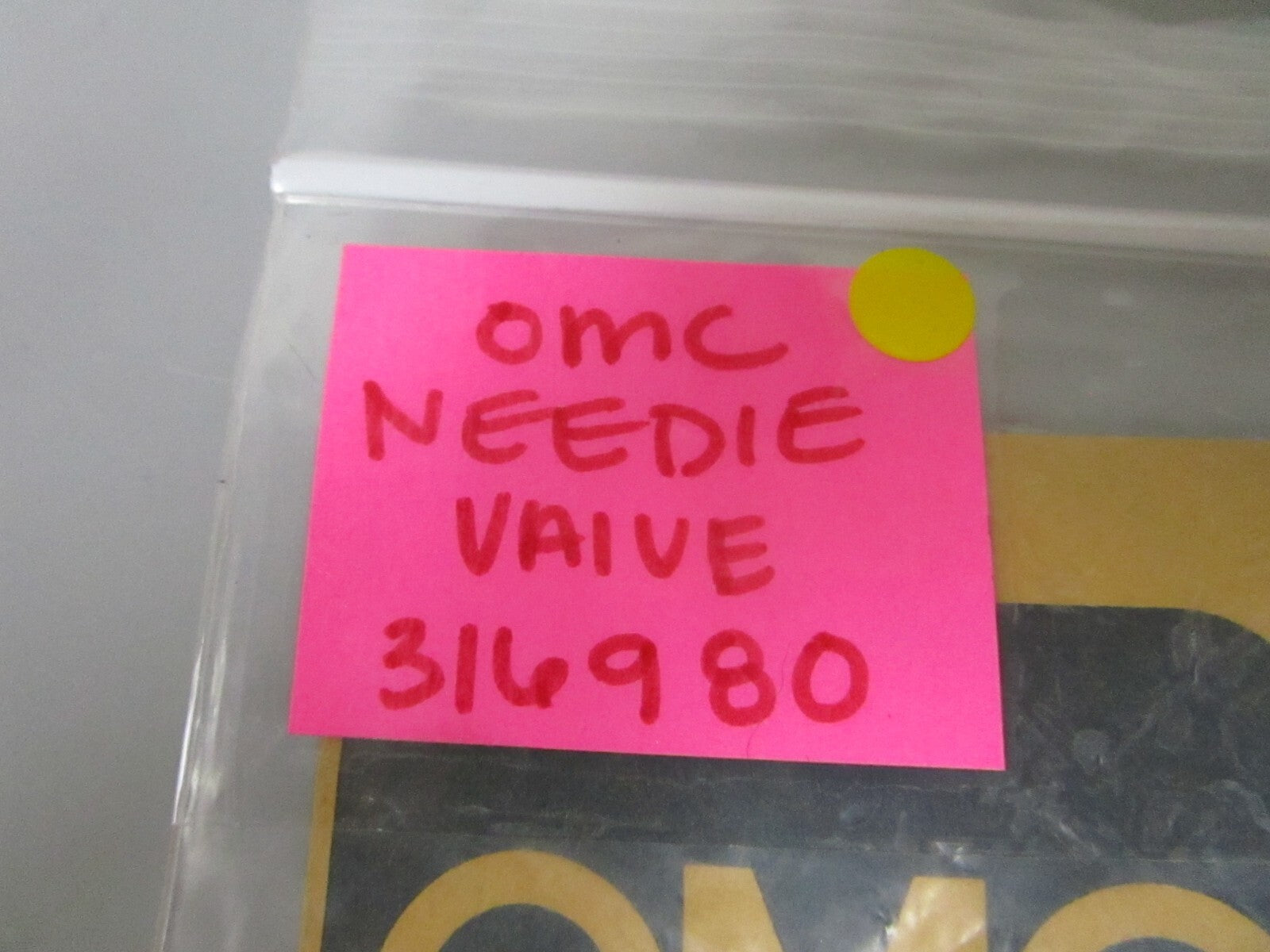 *NEW OEM* 0810 OMC Johnson Evinrude Needle Valve 316980 0316980