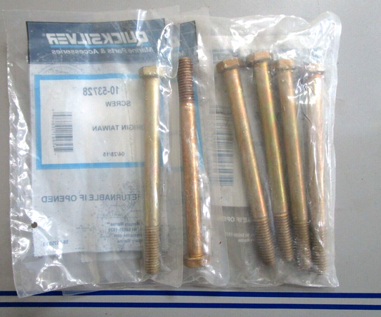 *NEW OEM* (LOT OF 6) 0720 Mercury Quicksilver Screw 10-53728