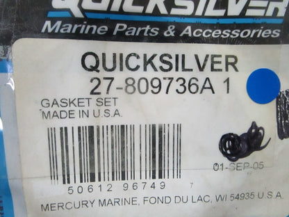 *NEW OEM* 0810 Mercury Quicksilver Gasket Set 27-809736A 1