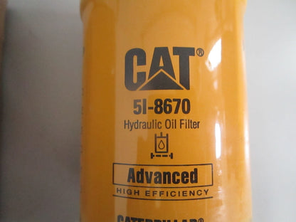 Caterpillar 5I-8670 Advanced Efficiency Hydraulic Filter Excavator NEW OEM 0820