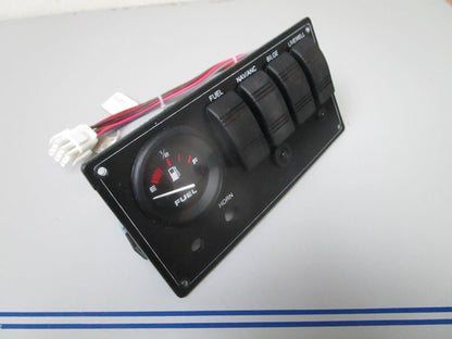 *NEW OEM* 0720 Teleflex Amega Series 2" Fuel Gauge & Panel Switch Assembly 57902