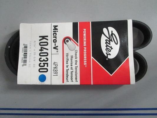 NEW K040350 Gates Micro-V Serpentine Belt 0820