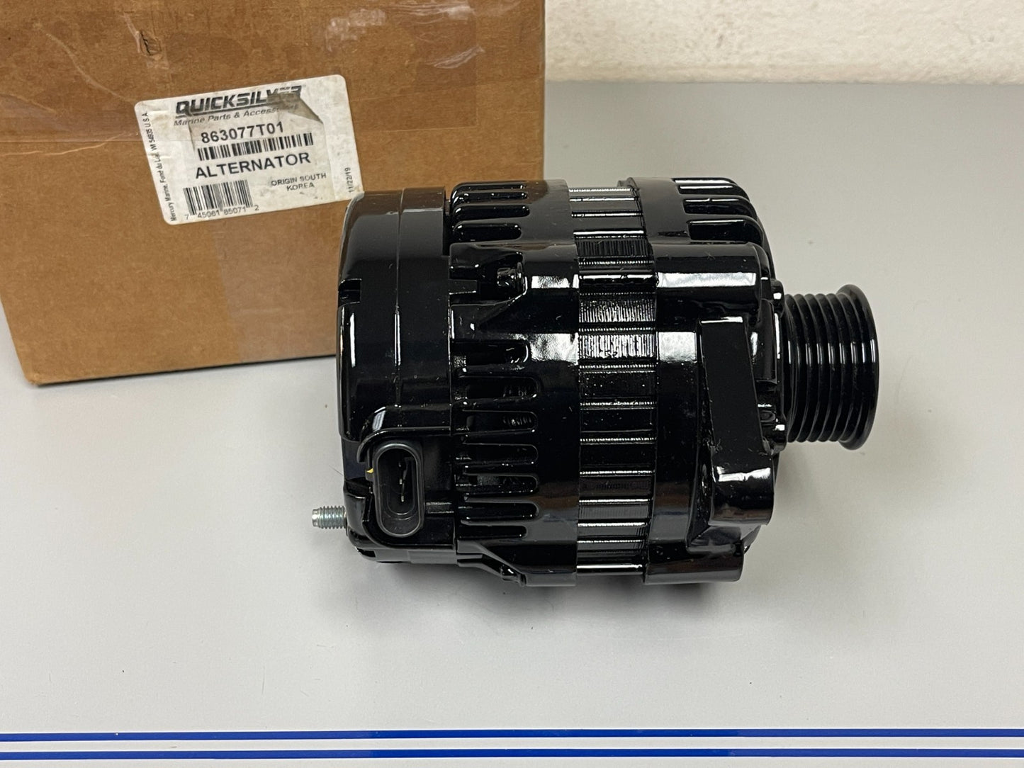 NEW OEM 863077T01 Mercury Mercruiser 12V 95A SAE J1171 Alternator 0720