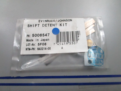 *NEW OEM* 0810 OMC Johnson Evinrude Shift Detent Kit 5006547